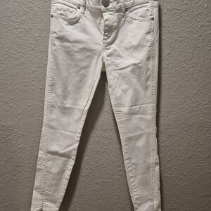 LOFT White Modern Skinny Jeans